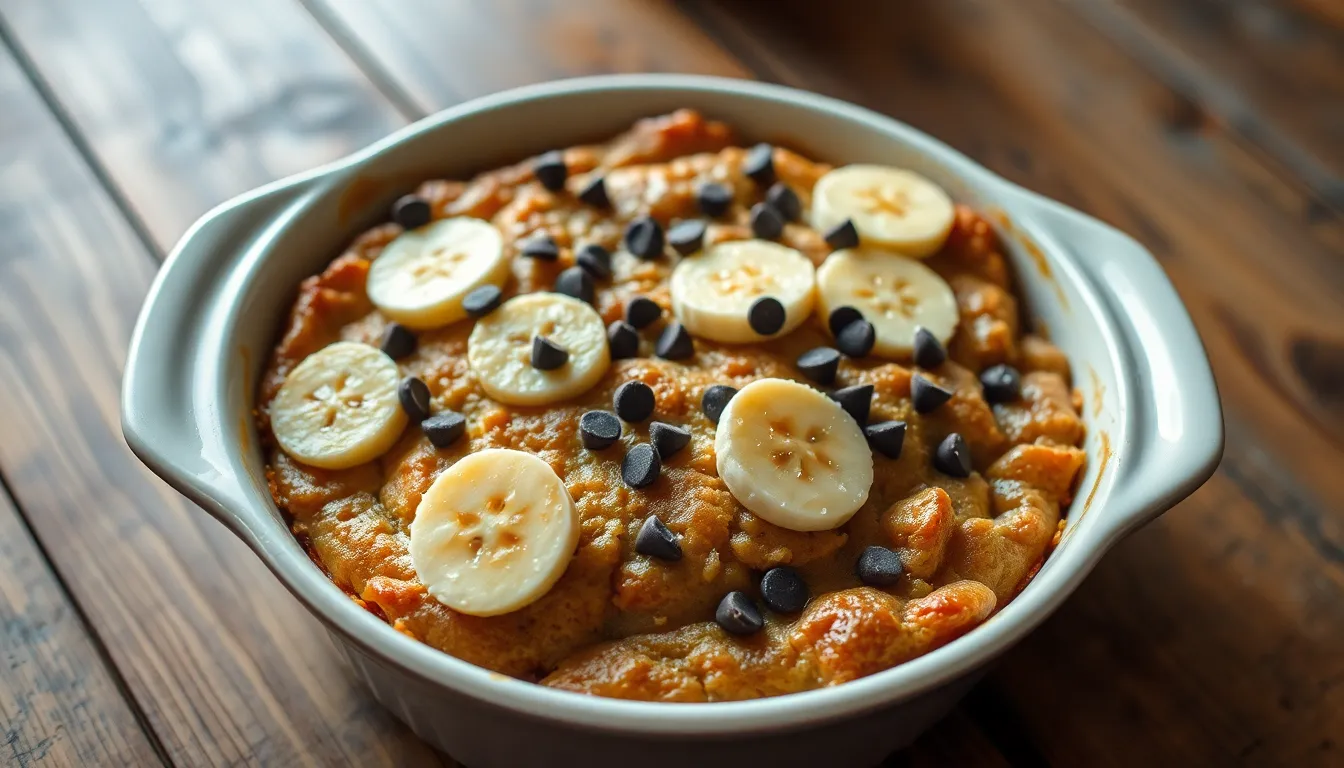 Easy Banana Bread Pudding Recipe: Transform Leftover Bread into Creamy Dessert 4 Easy Banana Bread Pudding Recipe: Transform Leftover Bread into Creamy Dessert 3