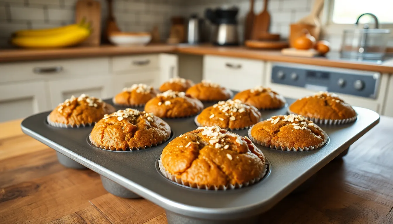Easy Banana Carrot Muffins Recipe - Moist, Healthy & Family-Friendly 3