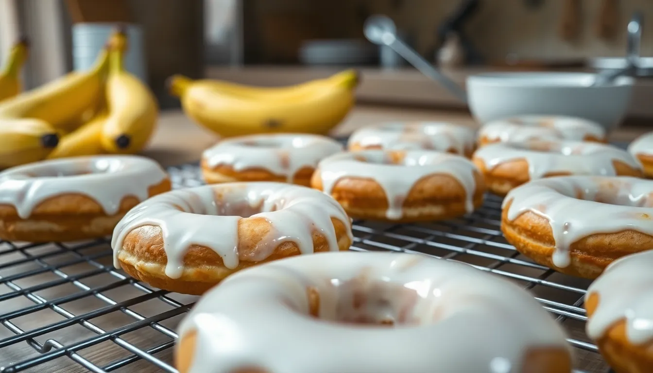 Fluffy Banana Donuts Recipe: Turn Overripe Bananas Into Sweet Treats in 30 Minutes 4 Fluffy Banana Donuts Recipe: Turn Overripe Bananas Into Sweet Treats in 30 Minutes 3