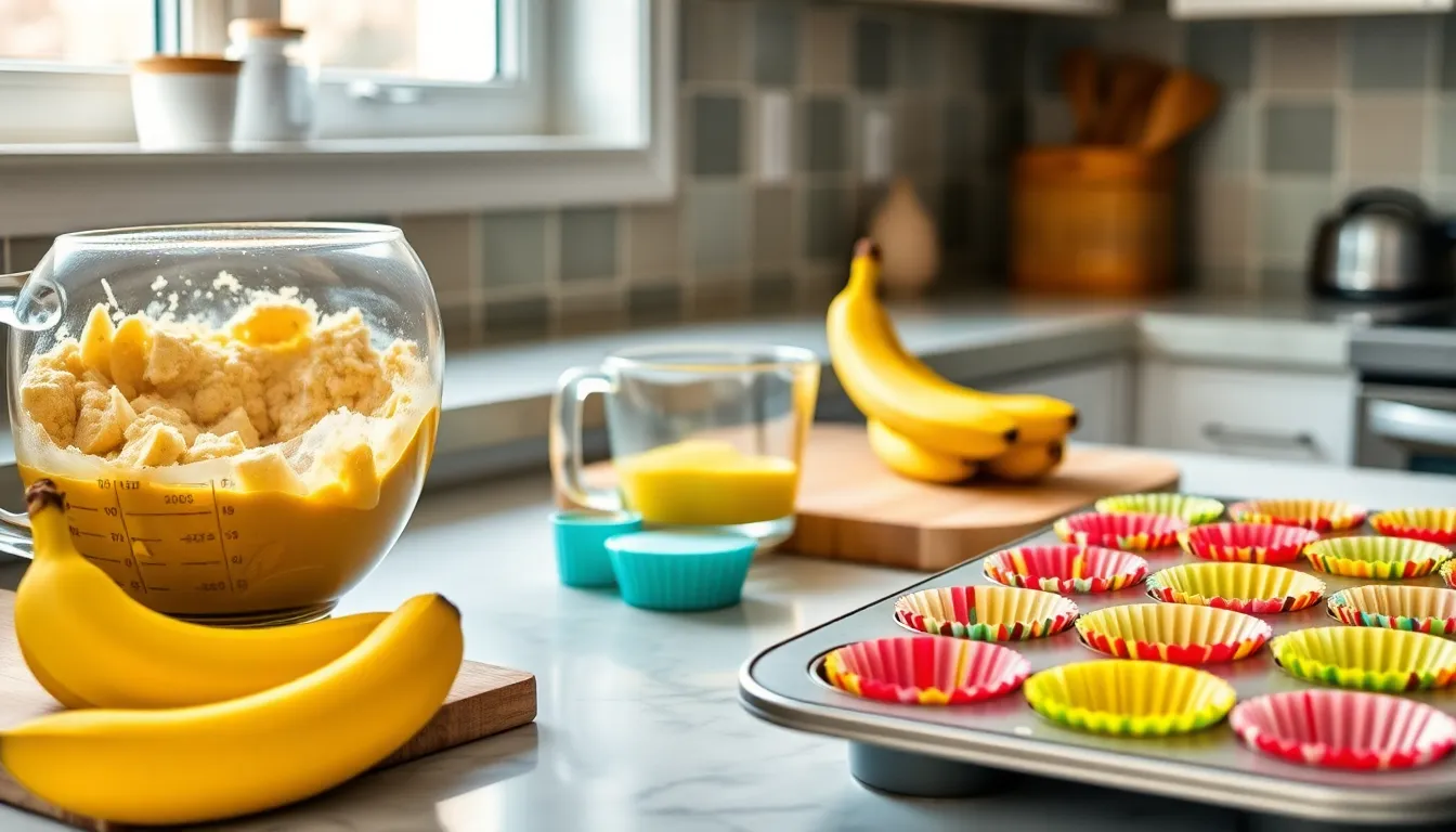 Easy Banana Mini Muffins Recipe - Moist, Bite-Sized & Ready in 15 Minutes 4 Easy Banana Mini Muffins Recipe - Moist, Bite-Sized & Ready in 15 Minutes 3