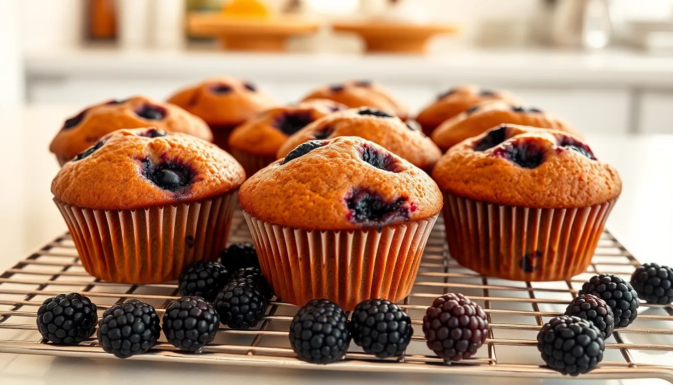 Perfect Blackberry Muffins Recipe: Fluffy, Tender & Bakery-Style Results 4 Perfect Blackberry Muffins Recipe: Fluffy, Tender & Bakery-Style Results 3