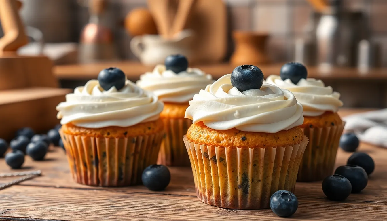 Perfect Blueberry Cupcakes Recipe (Bakery-Style with Secret Tips!) 4 Perfect Blueberry Cupcakes Recipe (Bakery-Style with Secret Tips!) 3