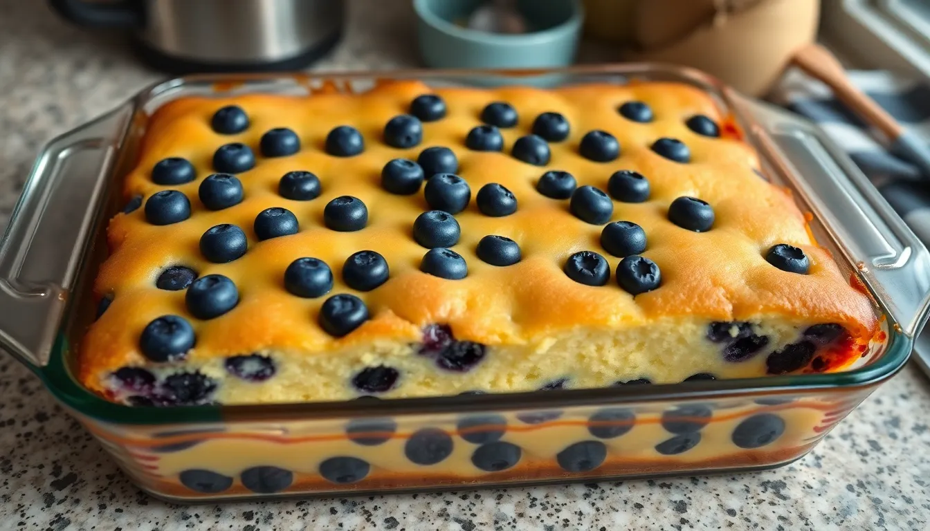 Easy Blueberry Dump Cake Recipe: 5-Ingredient Dessert Ready in 1 Hour 4 Easy Blueberry Dump Cake Recipe: 5-Ingredient Dessert Ready in 1 Hour 3