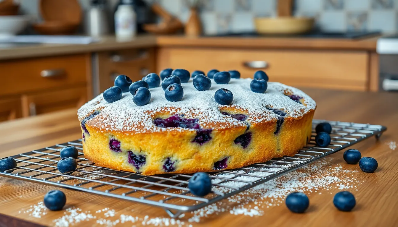Easy Blueberry Ricotta Cake Recipe: Moist, Fluffy & Bursting with Fresh Berries 4 Easy Blueberry Ricotta Cake Recipe: Moist, Fluffy & Bursting with Fresh Berries 3