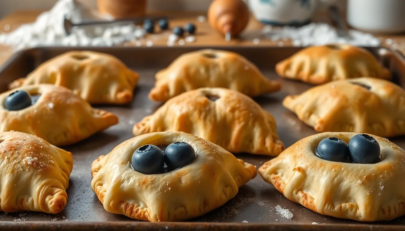Easy Homemade Blueberry Turnovers Recipe (Flaky & Delicious!) 4 Easy Homemade Blueberry Turnovers Recipe (Flaky & Delicious!) 3