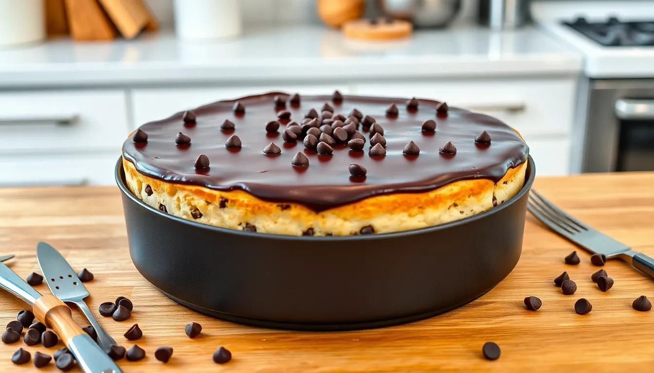 Ultimate Chocolate Chip Cheesecake Recipe: Creamy, Rich & Restaurant-Quality 4 Ultimate Chocolate Chip Cheesecake Recipe: Creamy, Rich & Restaurant-Quality 3