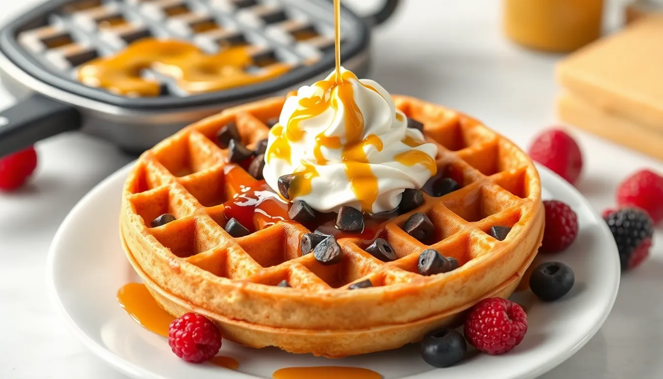 Perfect Chocolate Chip Waffles Recipe: Fluffy, Crispy & Easy to Make 4 Perfect Chocolate Chip Waffles Recipe: Fluffy, Crispy & Easy to Make 3