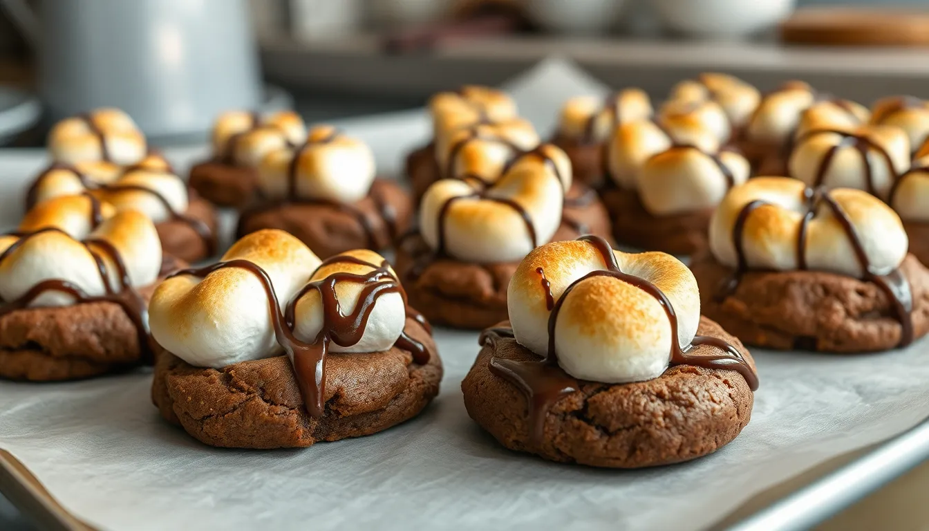 Ultimate Chocolate Marshmallow Cookies Recipe (Soft & Gooey!) 4 Ultimate Chocolate Marshmallow Cookies Recipe (Soft & Gooey!) 3