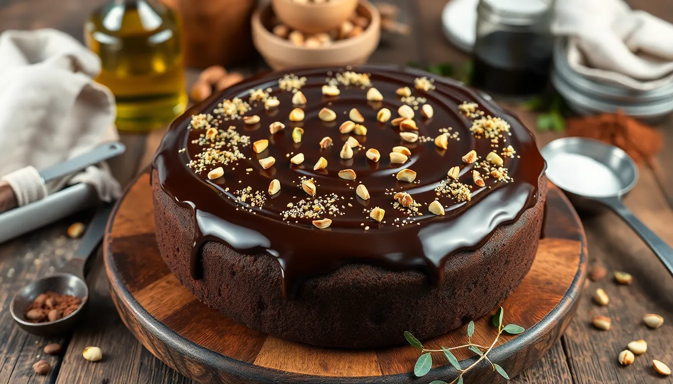 The Ultimate Chocolate Olive Oil Cake Recipe (Moist & Dairy-Free!) 4 The Ultimate Chocolate Olive Oil Cake Recipe (Moist & Dairy-Free!) 3