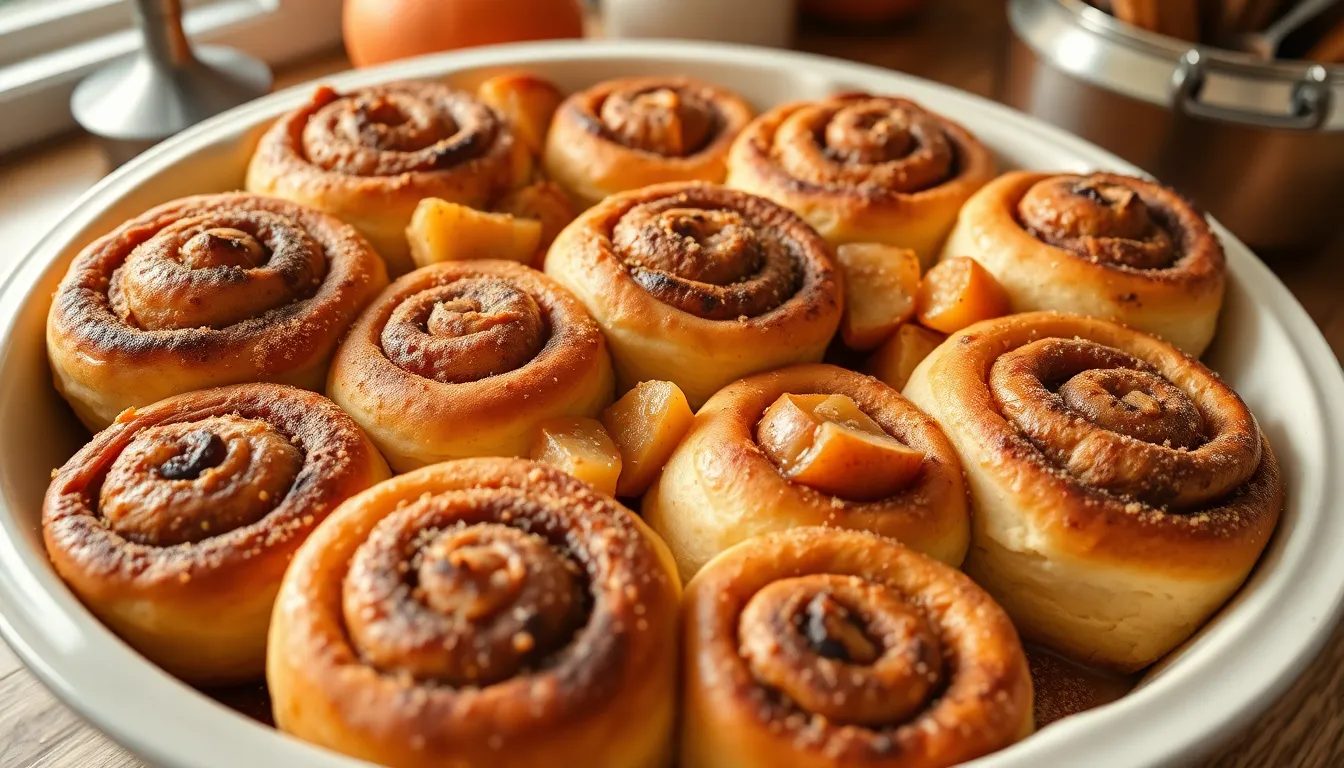 Apple Pie Cinnamon Rolls: Easy Recipe Combining Two Classic Desserts 4 Apple Pie Cinnamon Rolls: Easy Recipe Combining Two Classic Desserts 3