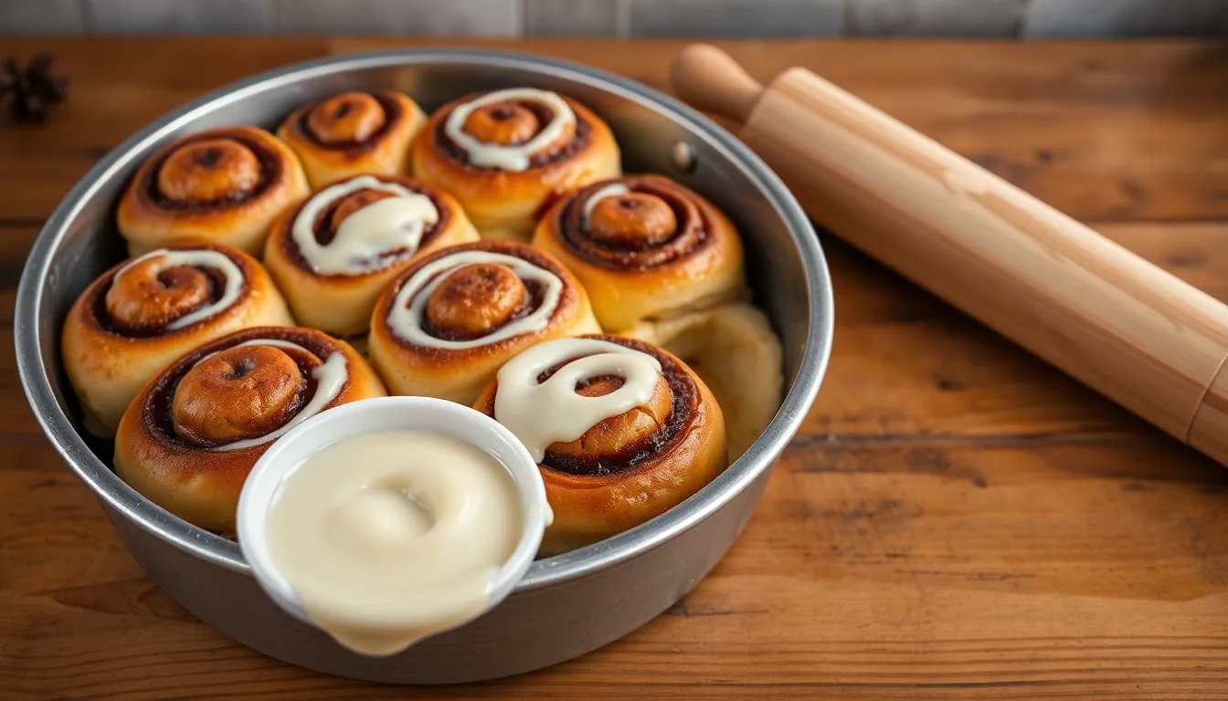 Fluffy Cinnamon Rolls with Heavy Cream (Bakery-Style Recipe That Melts in Your Mouth!) 4 Fluffy Cinnamon Rolls with Heavy Cream (Bakery-Style Recipe That Melts in Your Mouth!) 3