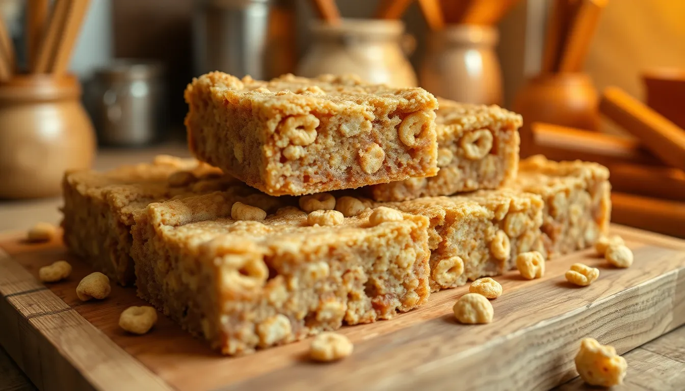 Easy Cinnamon Toast Crunch Bars Recipe - Homemade Cereal Treats in 3 Simple Layers 4 Easy Cinnamon Toast Crunch Bars Recipe - Homemade Cereal Treats in 3 Simple Layers 3
