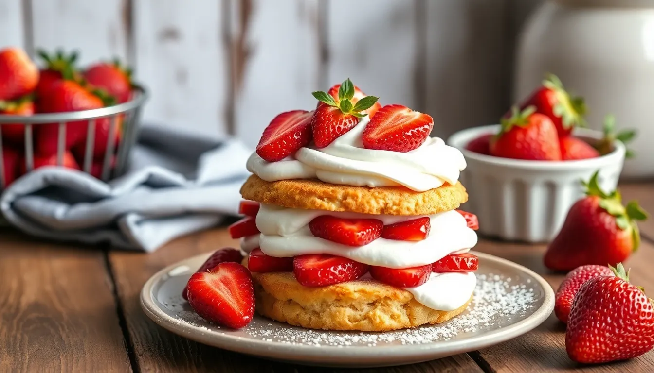 Easy Strawberry Shortcake Recipe (Ready in 30 Minutes!) 4 Easy Strawberry Shortcake Recipe (Ready in 30 Minutes!) 3