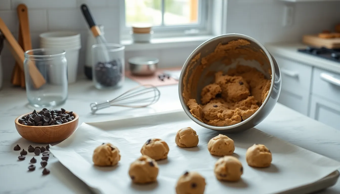 Perfect Eggless Chocolate Chip Cookies Recipe - Soft, Chewy & Ready in 30 Minutes 4 Perfect Eggless Chocolate Chip Cookies Recipe - Soft, Chewy & Ready in 30 Minutes 3