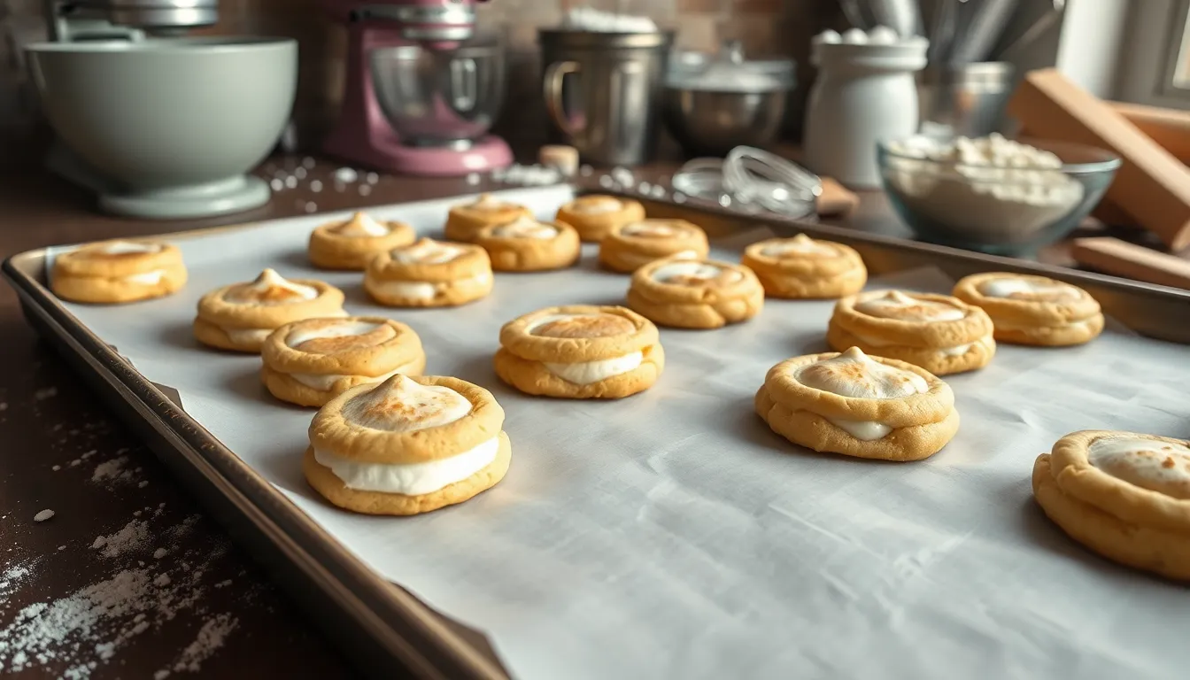 Easy Fluffernutter Cookies Recipe: Soft Peanut Butter Marshmallow Cookie Perfection 4 Easy Fluffernutter Cookies Recipe: Soft Peanut Butter Marshmallow Cookie Perfection 3