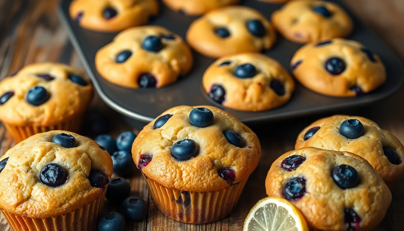Perfect Lemon Blueberry Muffins Recipe (Bakery-Style with Fluffy Dome Tops!) 4 Perfect Lemon Blueberry Muffins Recipe (Bakery-Style with Fluffy Dome Tops!) 3