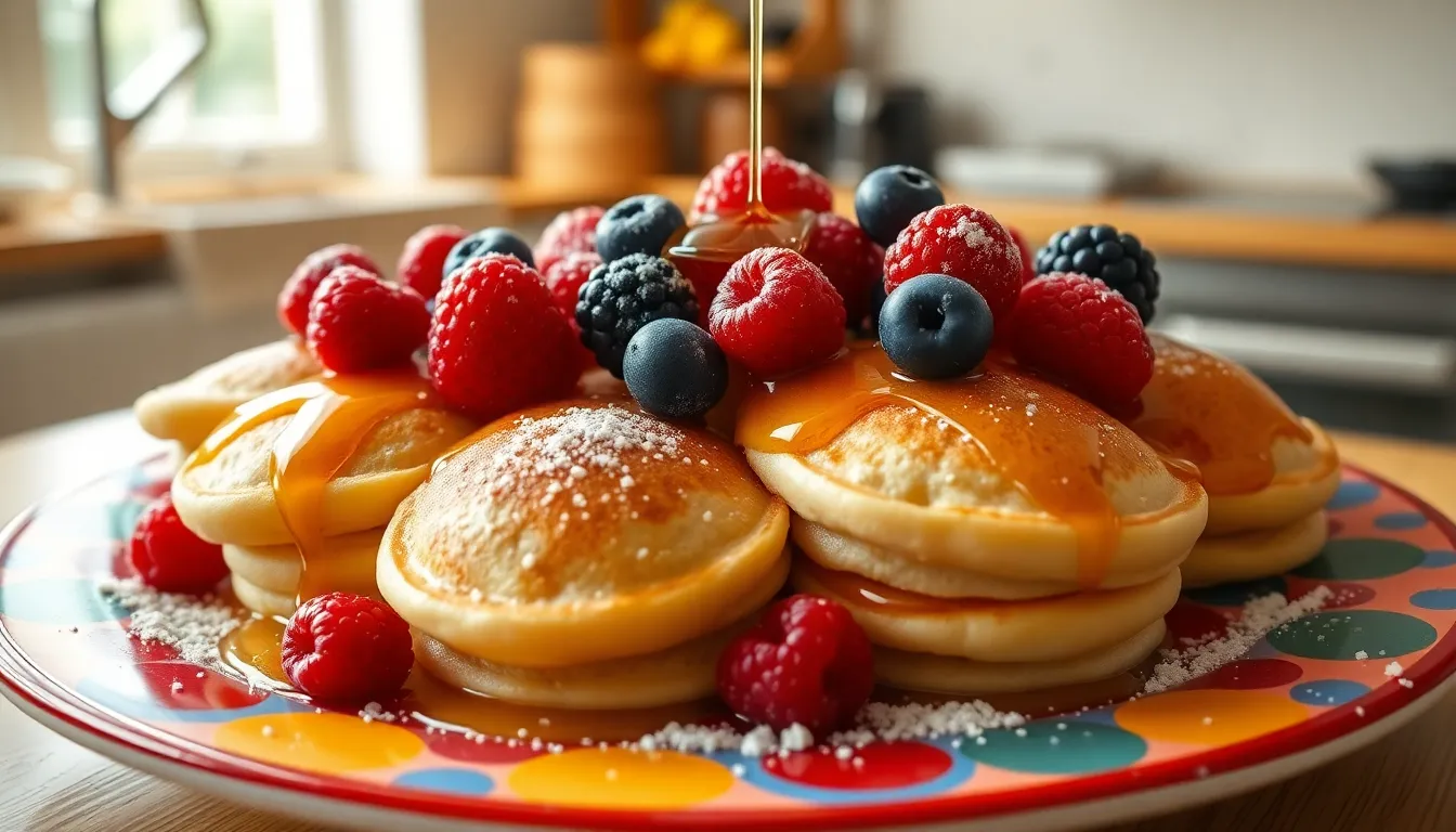 Easy Mini Pancakes Recipe: Fluffy Bite-Sized Breakfast Perfection in 15 Minutes 4 Easy Mini Pancakes Recipe: Fluffy Bite-Sized Breakfast Perfection in 15 Minutes 3