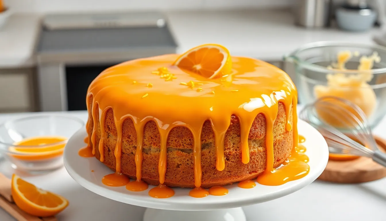 Easy Homemade Orange Cake Recipe with Fresh Citrus Glaze (Moist & Delicious!) 4 Easy Homemade Orange Cake Recipe with Fresh Citrus Glaze (Moist & Delicious!) 3
