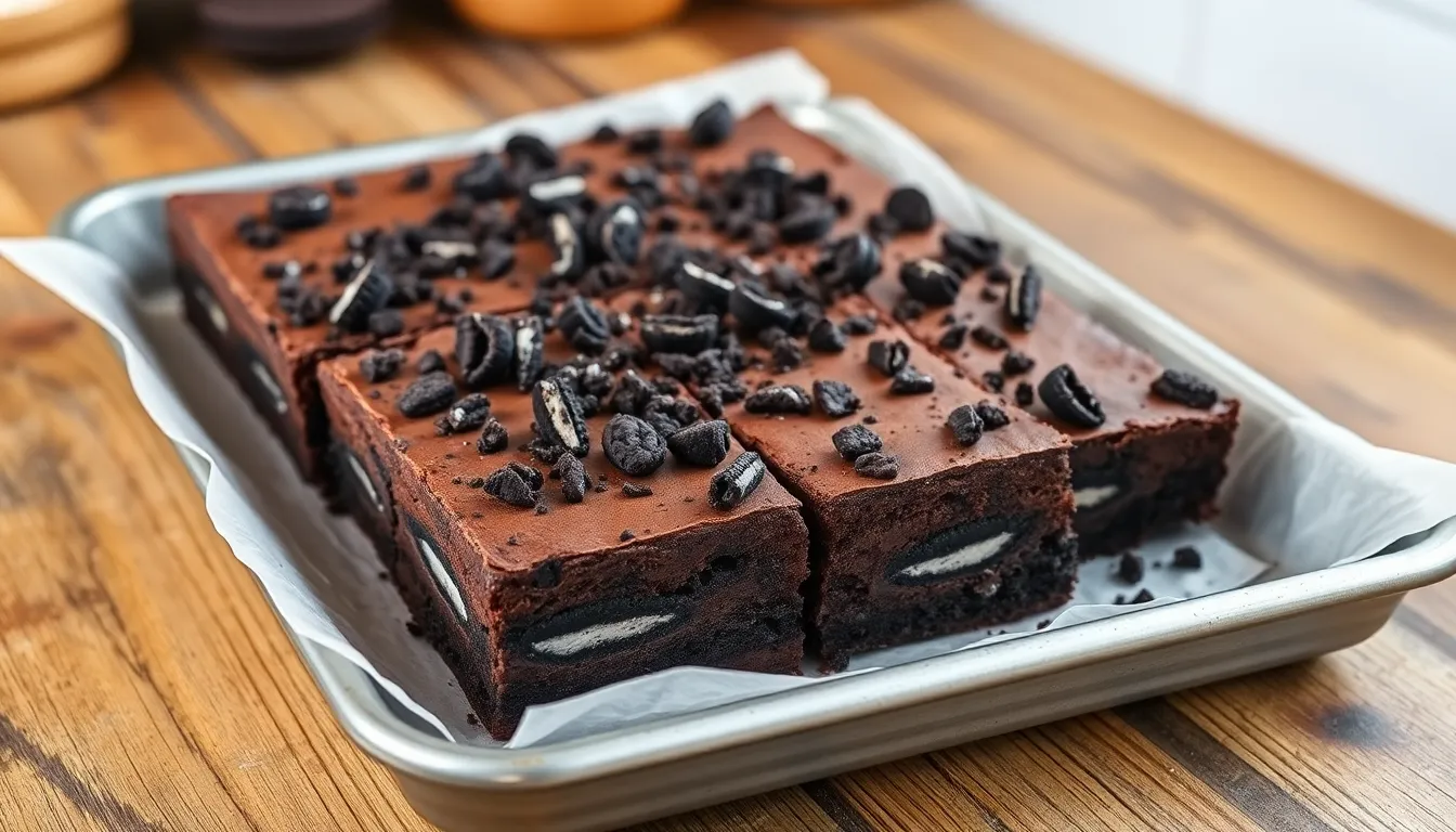 Ultimate Oreo Brownies Recipe: Fudgy, Decadent & Easy to Make at Home 4 Ultimate Oreo Brownies Recipe: Fudgy, Decadent & Easy to Make at Home 3