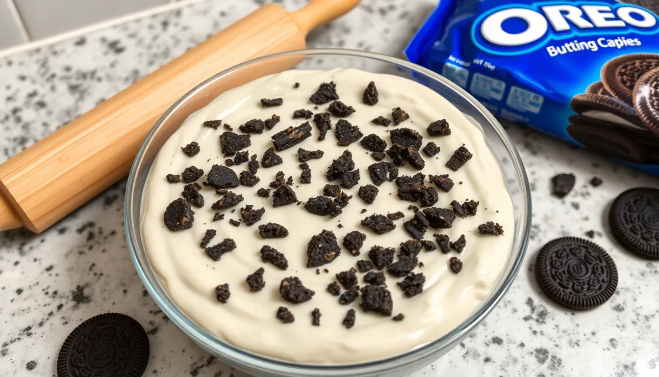 Easy 10-Minute Oreo Dip Recipe - No-Bake Dessert Perfect for Parties 4 Easy 10-Minute Oreo Dip Recipe - No-Bake Dessert Perfect for Parties 3