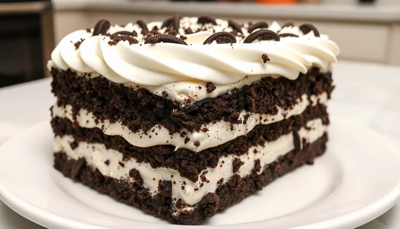 Easy No-Bake Oreo Ice Cream Cake Recipe (Perfect for Any Celebration!) 4 Easy No-Bake Oreo Ice Cream Cake Recipe (Perfect for Any Celebration!) 3