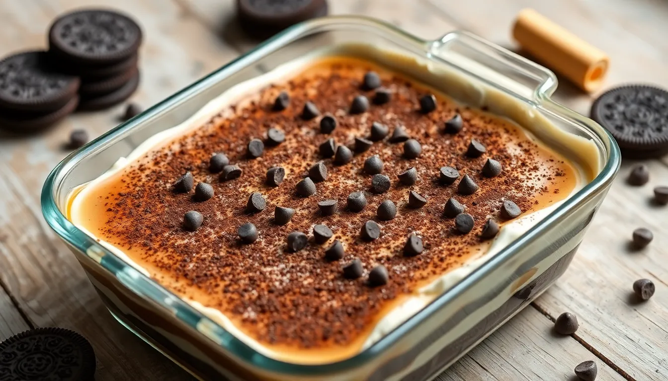 Easy Oreo Tiramisu Recipe: No-Bake Italian Dessert with a Cookie Twist 4 Easy Oreo Tiramisu Recipe: No-Bake Italian Dessert with a Cookie Twist 3