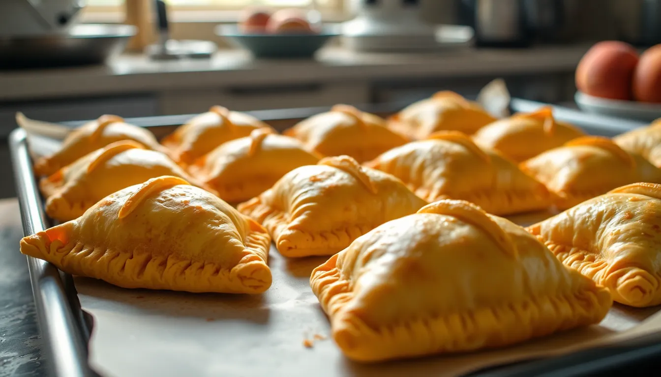Easy Peach Turnovers Recipe: Flaky Pastry with Fresh Peach Filling 4 Easy Peach Turnovers Recipe: Flaky Pastry with Fresh Peach Filling 3