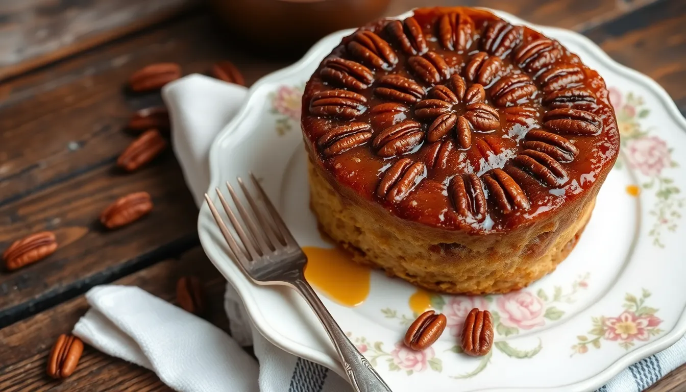 Easy Pecan Upside Down Cake Recipe (Better Than Pineapple!) 4 Easy Pecan Upside Down Cake Recipe (Better Than Pineapple!) 3