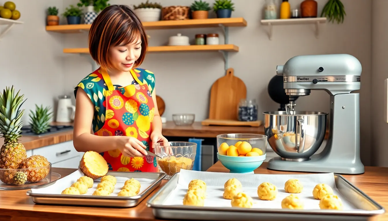 Easy Pineapple Cookies Recipe: Soft, Chewy & Bursting with Tropical Flavor 4 Easy Pineapple Cookies Recipe: Soft, Chewy & Bursting with Tropical Flavor 3