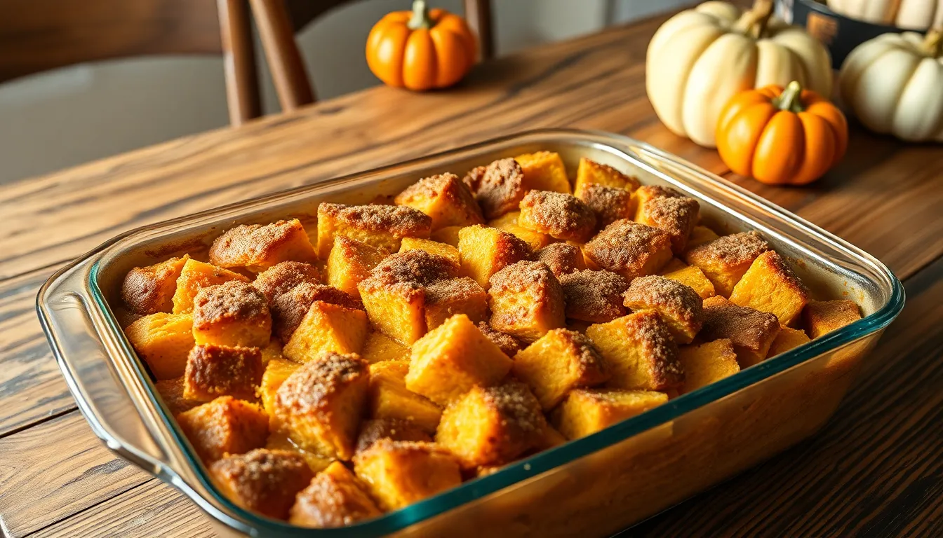 Easy Pumpkin Bread Pudding Recipe: Cozy Fall Dessert in One Bowl 4 Easy Pumpkin Bread Pudding Recipe: Cozy Fall Dessert in One Bowl 3
