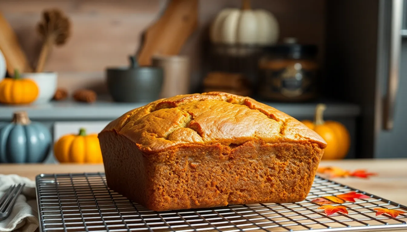 Easy 2 Ingredient Pumpkin Bread Recipe (Ready in Under 1 Hour!) 6 Easy 2 Ingredient Pumpkin Bread Recipe (Ready in Under 1 Hour!) 5