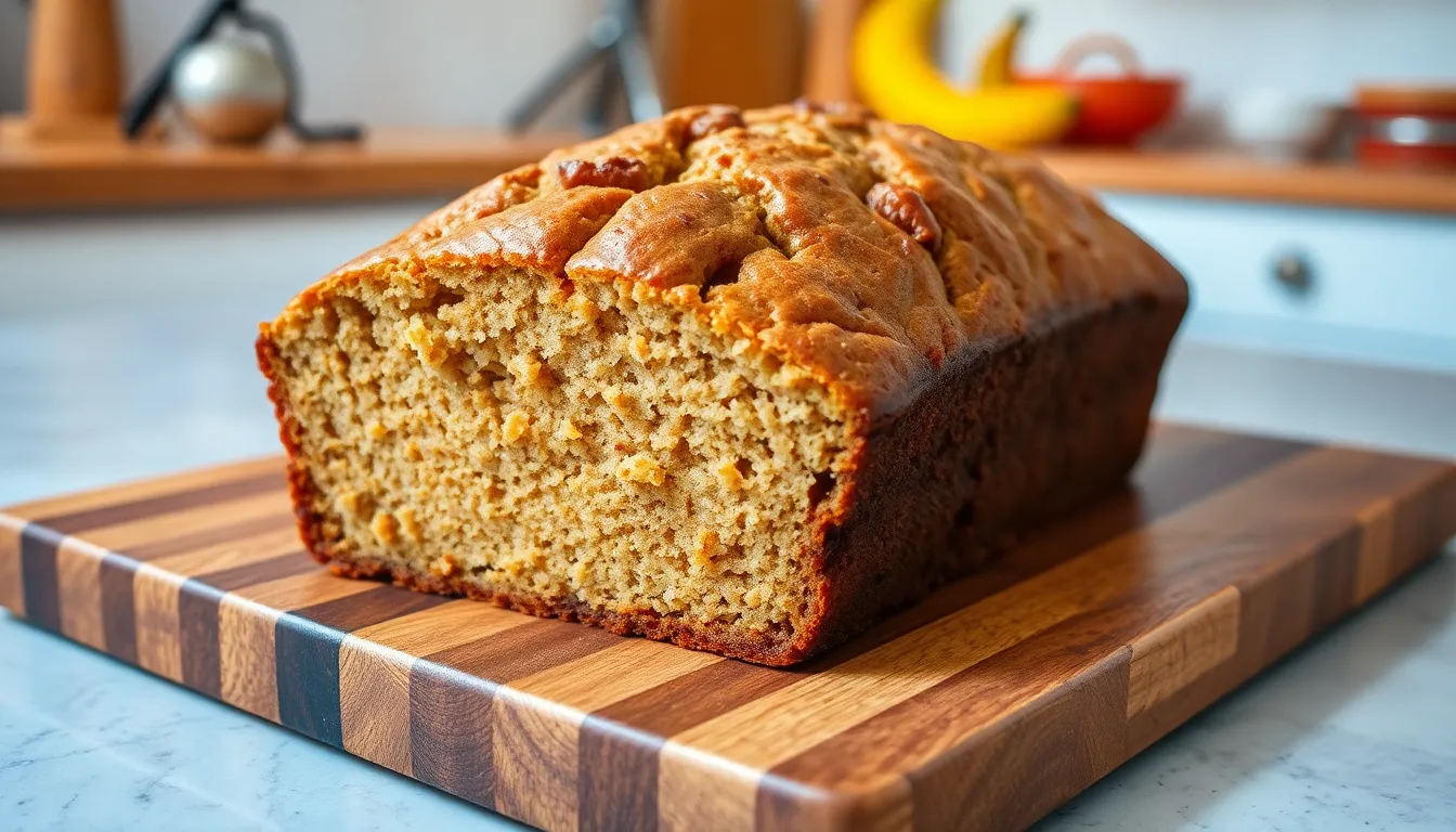 Easy 4 Ingredient Banana Bread Recipe (Ready in Under 1 Hour!) 6 Easy 4 Ingredient Banana Bread Recipe (Ready in Under 1 Hour!) 5