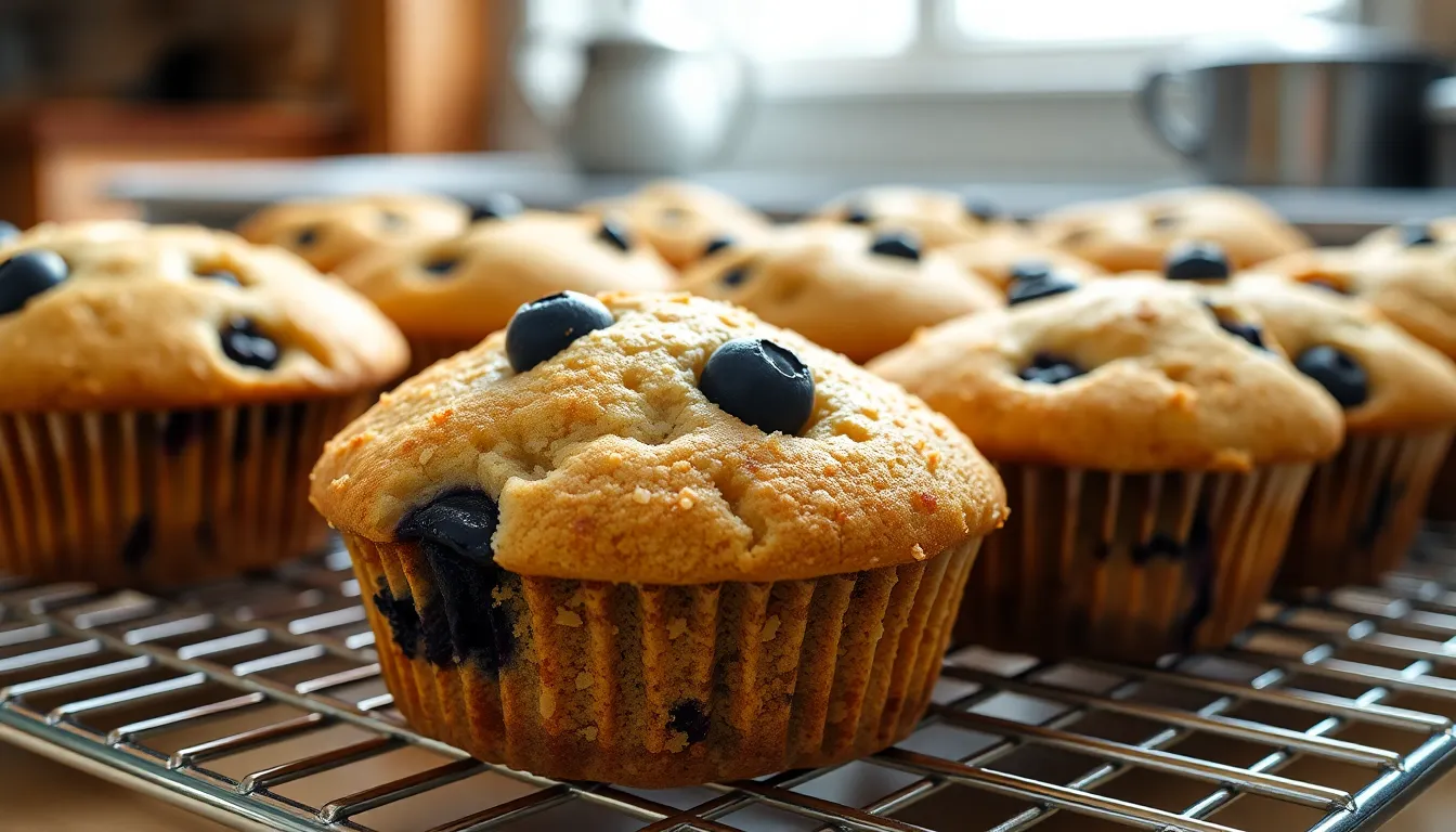 Easy Almond Flour Blueberry Muffins Recipe (Gluten-Free & So Fluffy!) 6 Easy Almond Flour Blueberry Muffins Recipe (Gluten-Free & So Fluffy!) 5