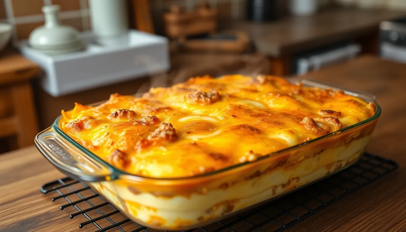 Easy Amish Breakfast Casserole Recipe - Make-Ahead Family Favorite 6 Easy Amish Breakfast Casserole Recipe - Make-Ahead Family Favorite 5
