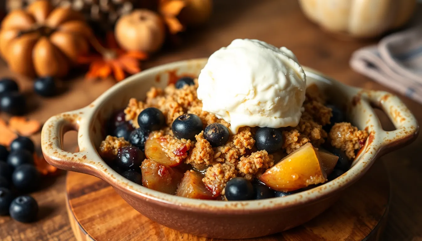 Easy Apple Blueberry Crisp Recipe - Perfect Fall Dessert in Under 1 Hour 6 Easy Apple Blueberry Crisp Recipe - Perfect Fall Dessert in Under 1 Hour 5