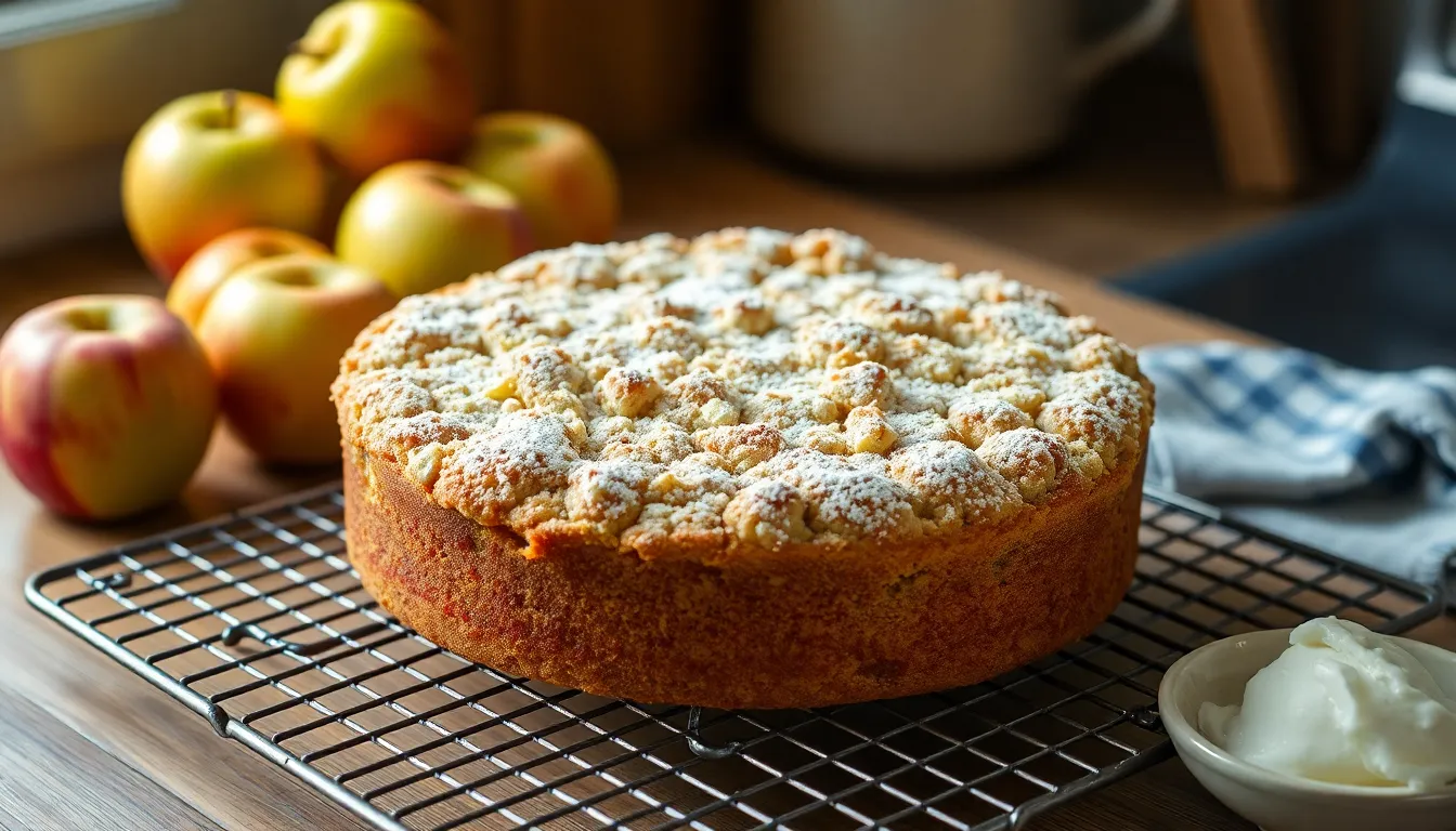 Easy Apple Crumble Cake Recipe: Perfect Fall Dessert with Crunchy Topping 6 Easy Apple Crumble Cake Recipe: Perfect Fall Dessert with Crunchy Topping 5
