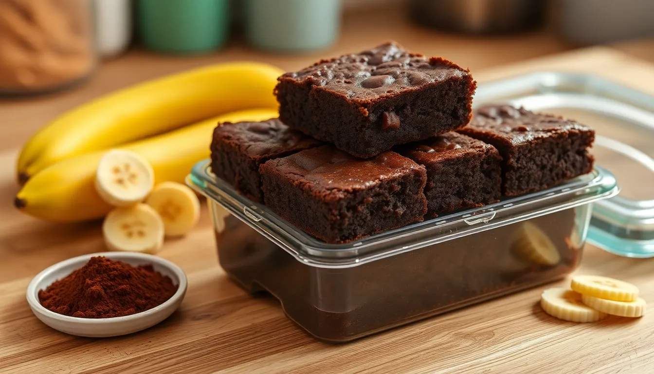 Fudgy Banana Brownies Recipe: Turn Overripe Bananas Into Decadent Chocolate Treats 6 Fudgy Banana Brownies Recipe: Turn Overripe Bananas Into Decadent Chocolate Treats 5