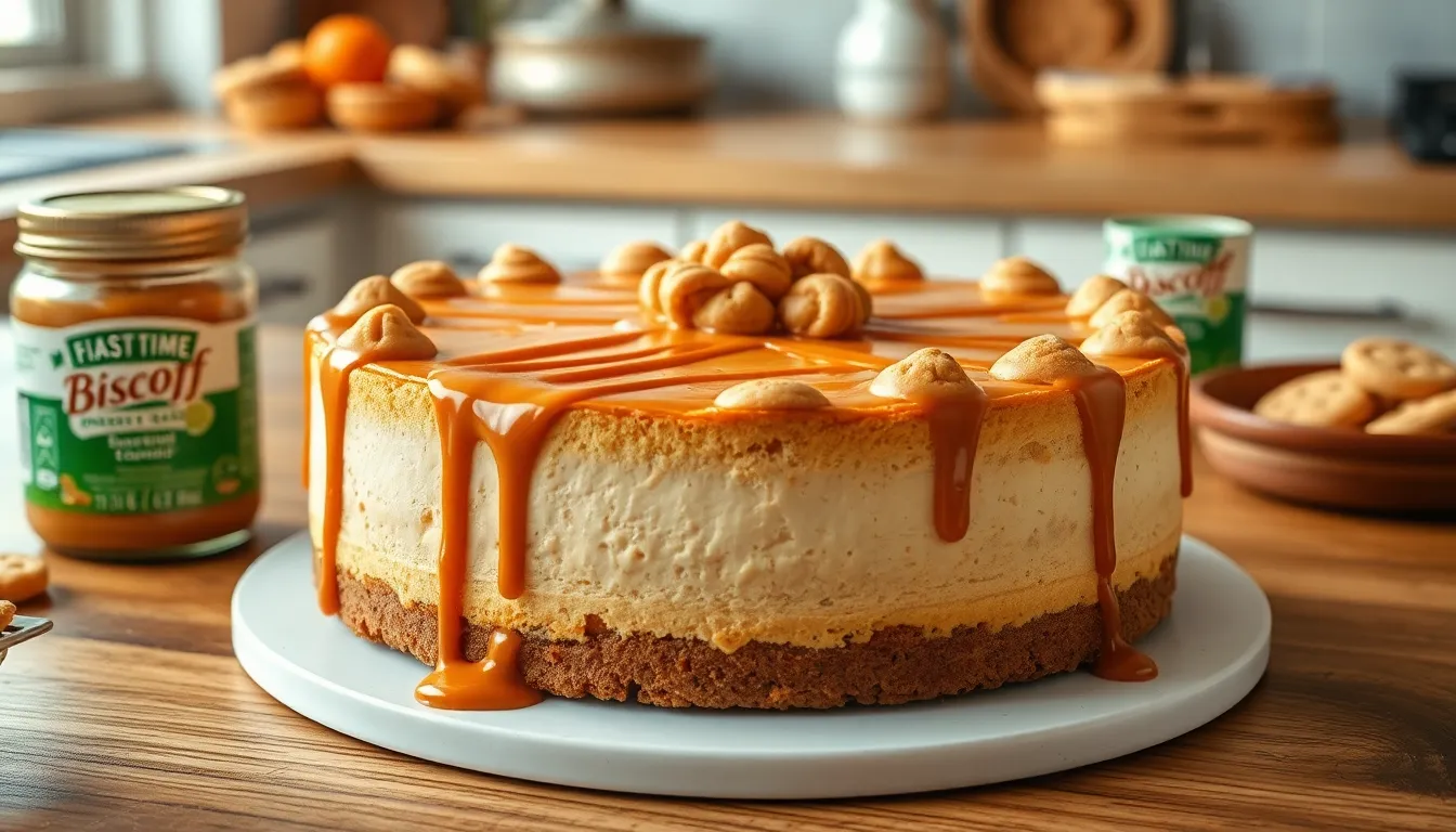 Ultimate Biscoff Cheesecake Recipe: Easy No-Crack Method + Pro Tips 6 Ultimate Biscoff Cheesecake Recipe: Easy No-Crack Method + Pro Tips 5