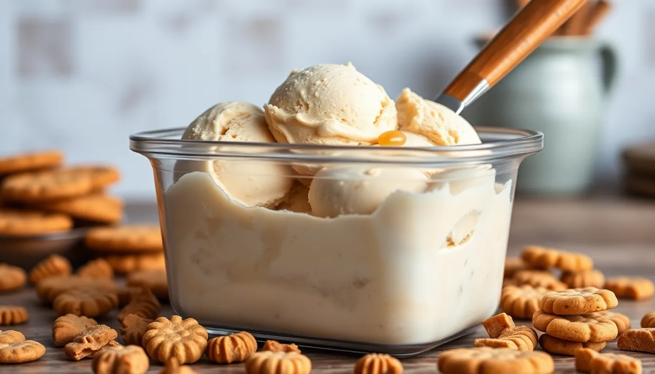 Easy Homemade Biscoff Ice Cream Recipe (No-Churn & Creamy!) 6 Easy Homemade Biscoff Ice Cream Recipe (No-Churn & Creamy!) 5