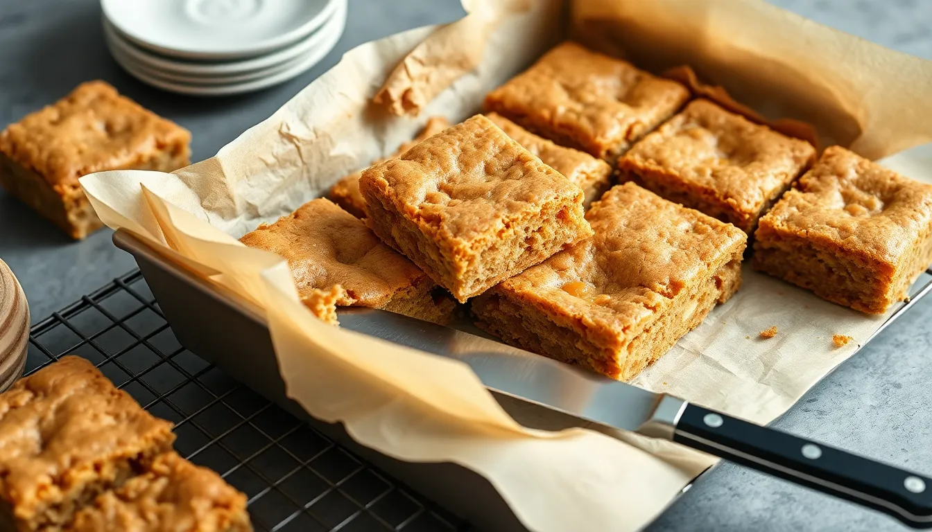 The Best Brown Butter Blondies Recipe (Chewy, Nutty & Irresistible!) 6 The Best Brown Butter Blondies Recipe (Chewy, Nutty & Irresistible!) 5