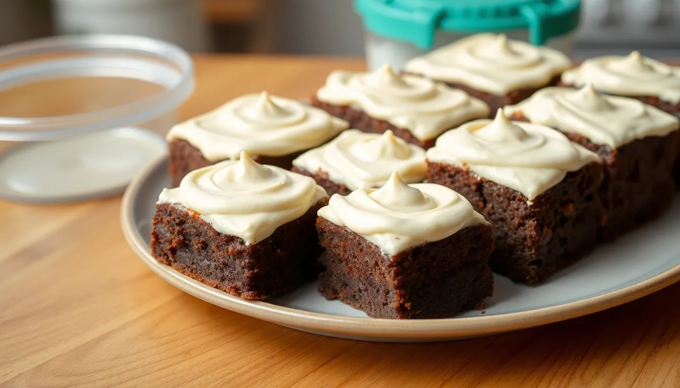 Ultimate Brownies with Cream Cheese Frosting Recipe (Fudgy & Irresistible!) 6 Ultimate Brownies with Cream Cheese Frosting Recipe (Fudgy & Irresistible!) 5