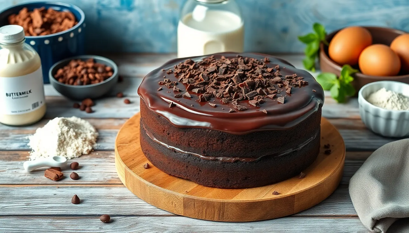 Moist Buttermilk Chocolate Cake Recipe: The Secret to Perfect Homemade Cake 6 Moist Buttermilk Chocolate Cake Recipe: The Secret to Perfect Homemade Cake 5