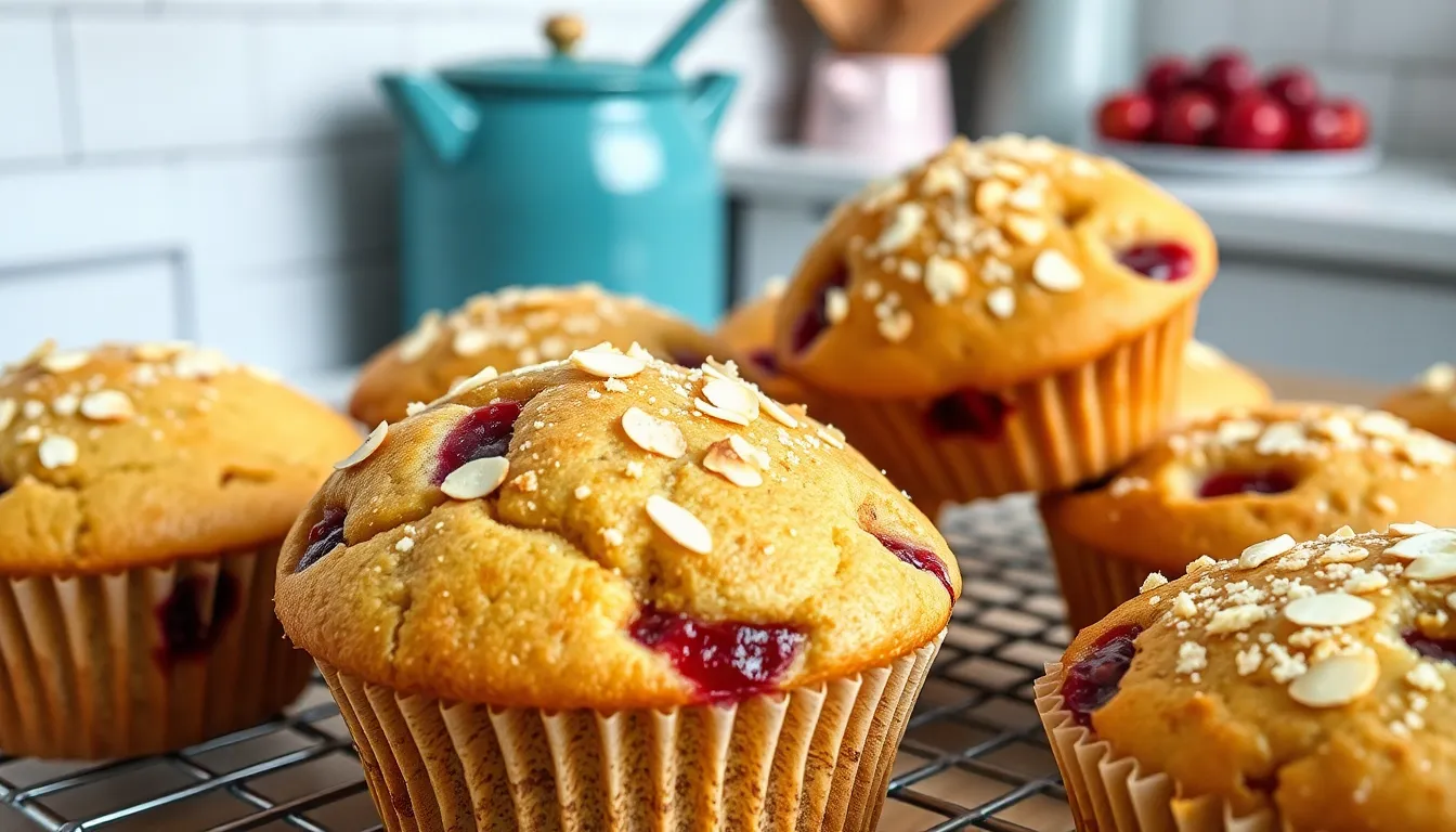 Easy Cherry Muffins Recipe: Fluffy, Bursting with Fresh Fruit (Ready in 30 Min!) 6 Easy Cherry Muffins Recipe: Fluffy, Bursting with Fresh Fruit (Ready in 30 Min!) 5