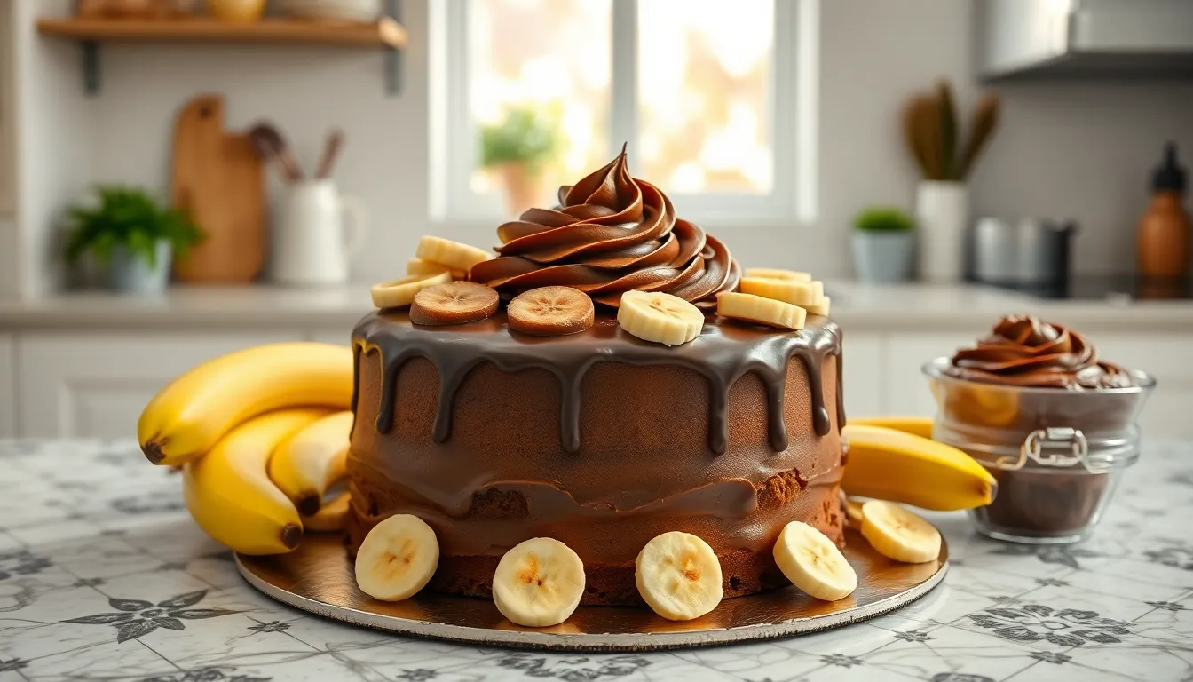 Moist Chocolate Banana Cake Recipe (Easy & Irresistible!) 6 Moist Chocolate Banana Cake Recipe (Easy & Irresistible!) 5