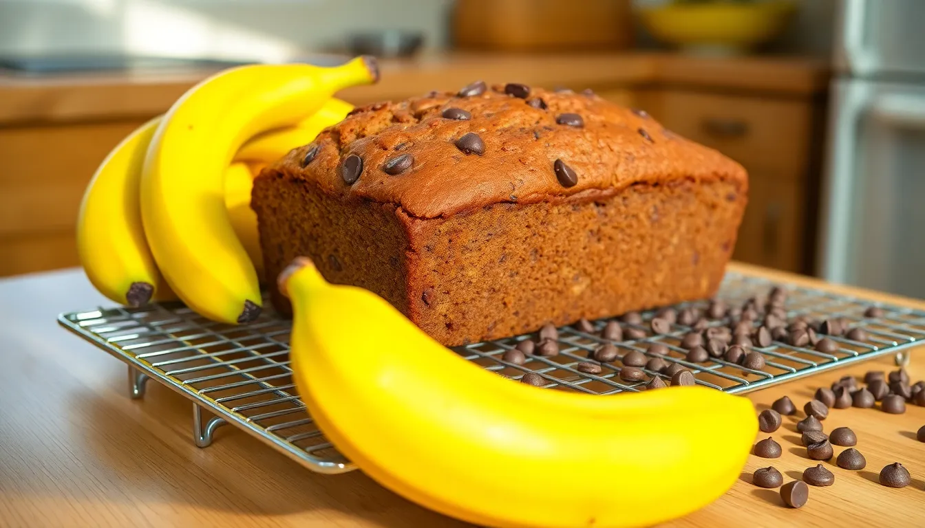 The Ultimate Chocolate Chip Banana Bread Recipe (Moist & Easy!) 6 The Ultimate Chocolate Chip Banana Bread Recipe (Moist & Easy!) 5