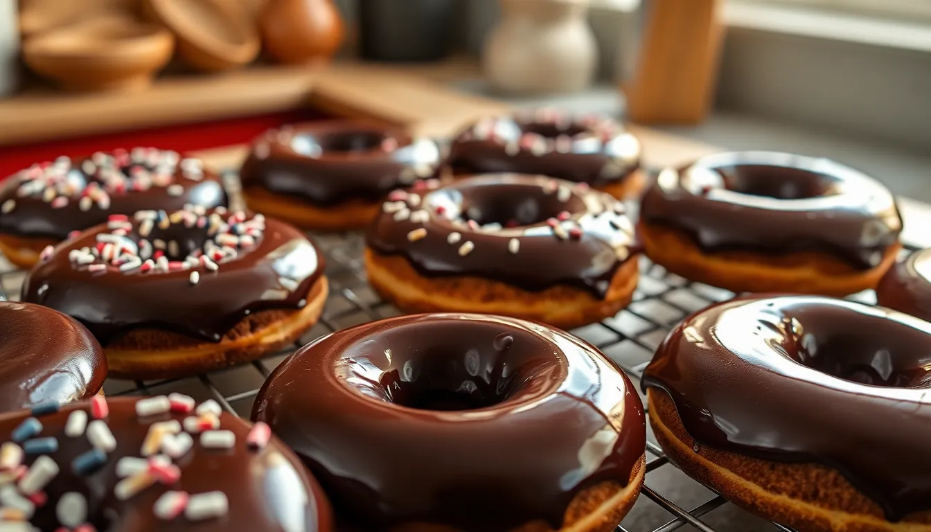 The Ultimate Guide to Homemade Chocolate Donuts (Fried & Baked Recipes) 6 The Ultimate Guide to Homemade Chocolate Donuts (Fried & Baked Recipes) 5