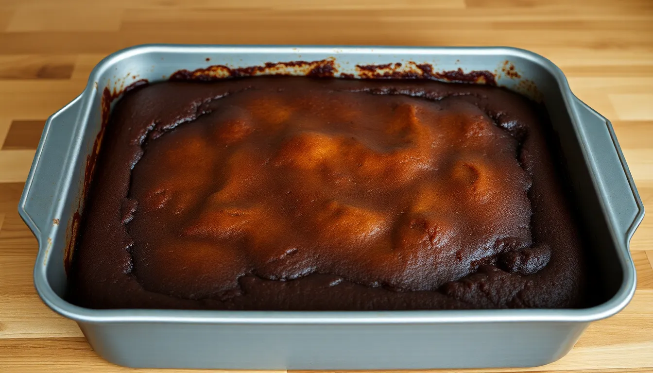 Easy Chocolate Dump Cake Recipe: Rich, Gooey Dessert in 45 Minutes 6 Easy Chocolate Dump Cake Recipe: Rich, Gooey Dessert in 45 Minutes 5