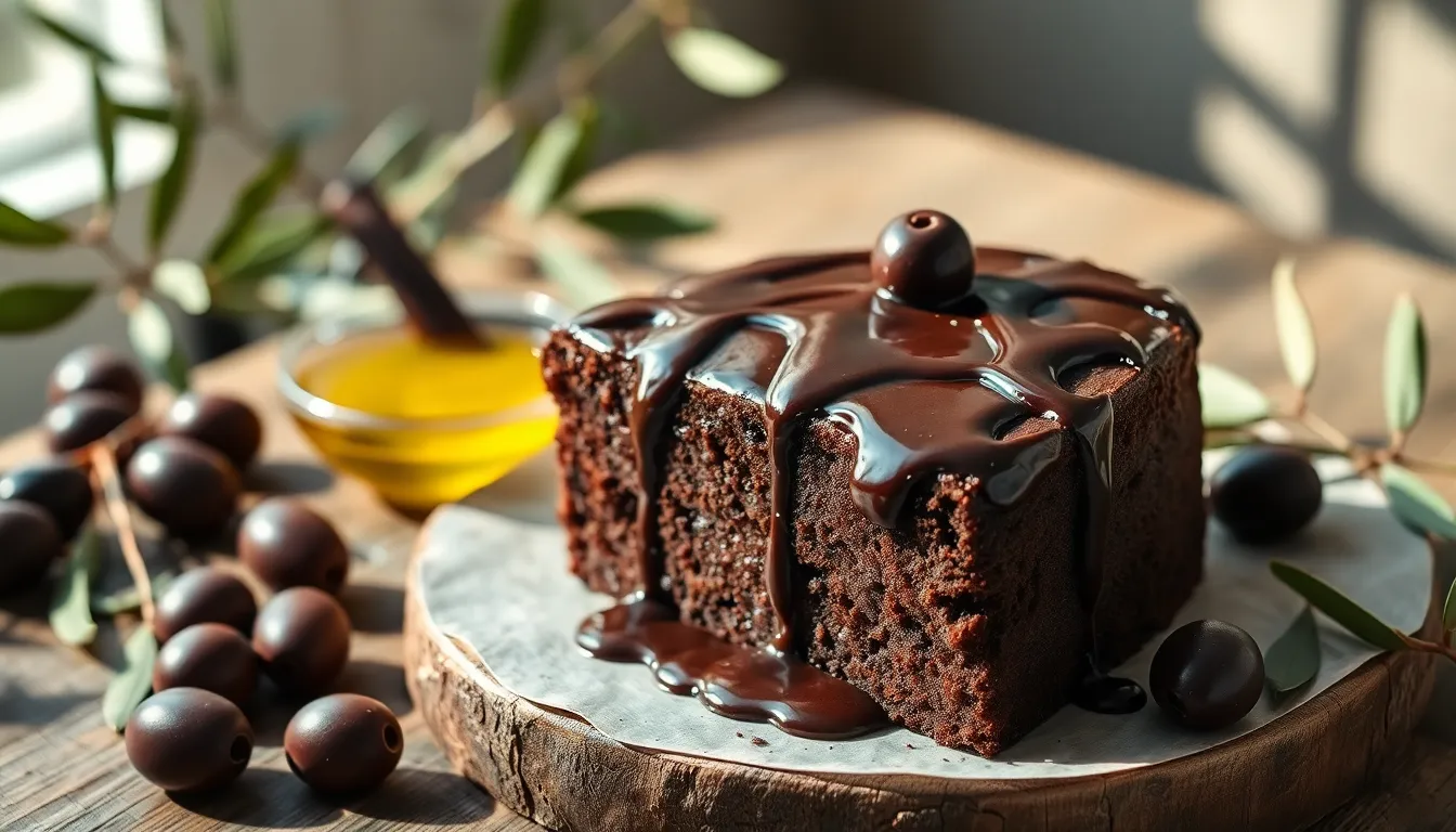 The Ultimate Chocolate Olive Oil Cake Recipe (Moist & Dairy-Free!) 6 The Ultimate Chocolate Olive Oil Cake Recipe (Moist & Dairy-Free!) 5
