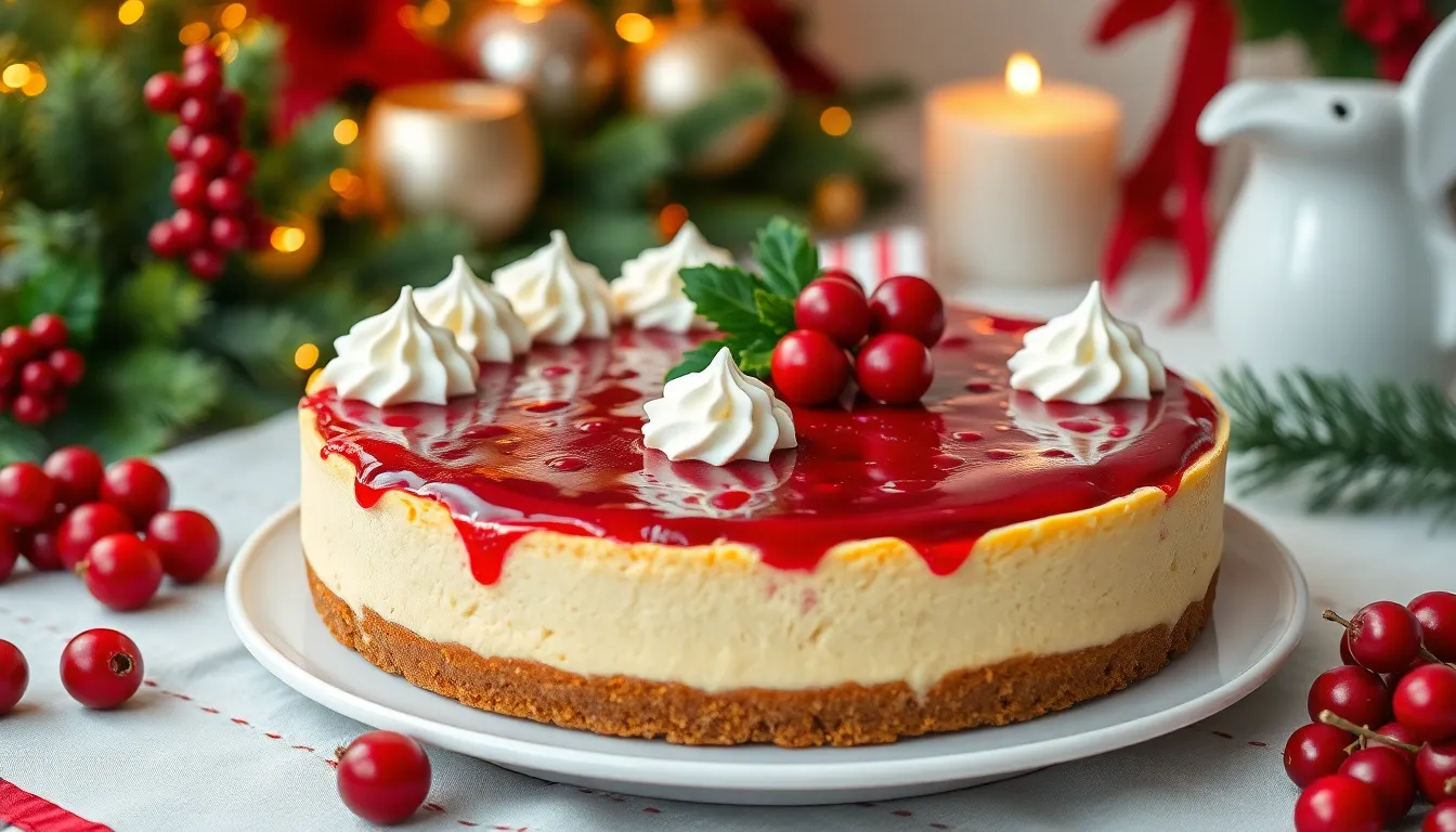 Perfect Cranberry Cheesecake Recipe: Creamy, Crack-Free Holiday Dessert 6 Perfect Cranberry Cheesecake Recipe: Creamy, Crack-Free Holiday Dessert 5