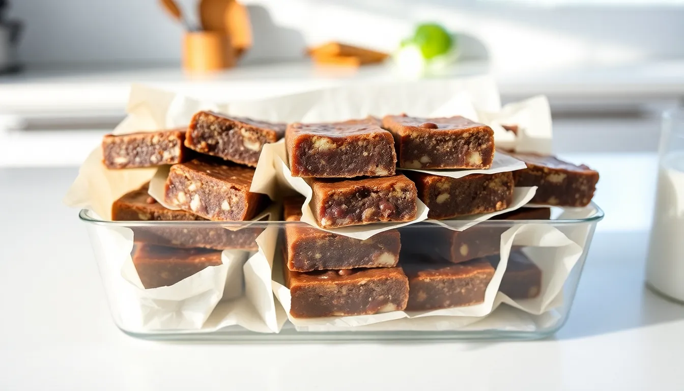 Healthy Date Snickers Recipe: 3-Layer No-Bake Bars Ready in 20 Minutes 6 Healthy Date Snickers Recipe: 3-Layer No-Bake Bars Ready in 20 Minutes 5